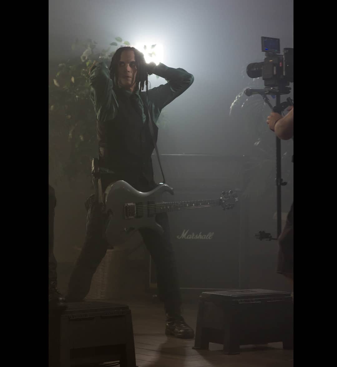 Tripp Eisen behind the scenes of "Deliverance" music video shoot.⁣ Photo: Aleksa...